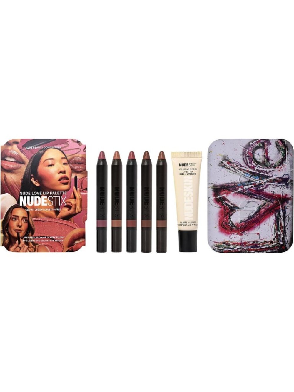 Limited Edition 6-Piece Multi-Use Lip, Cheek & Eye Palette | Vegan, Matte